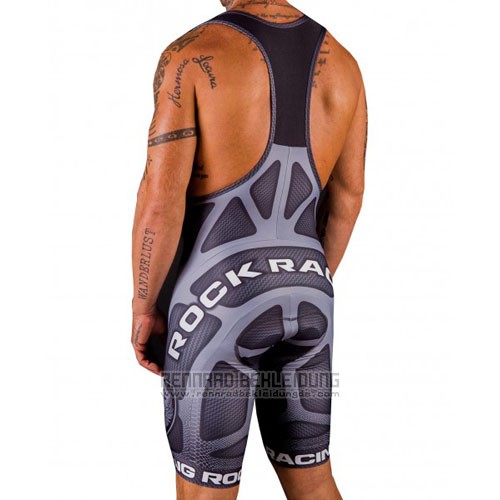 2016 Fahrradbekleidung Rock Racing Braun Trikot Kurzarm und Tragerhose